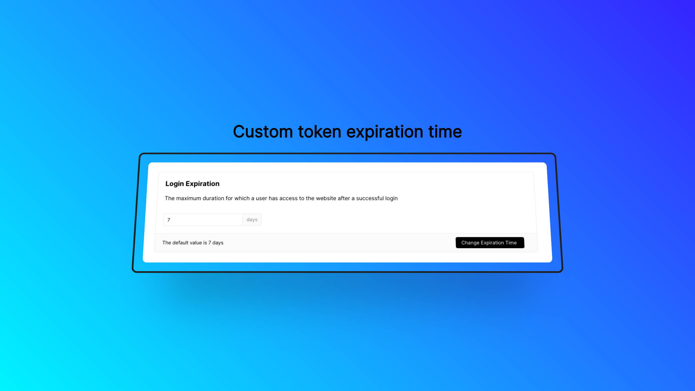 Automatic Token Expiration